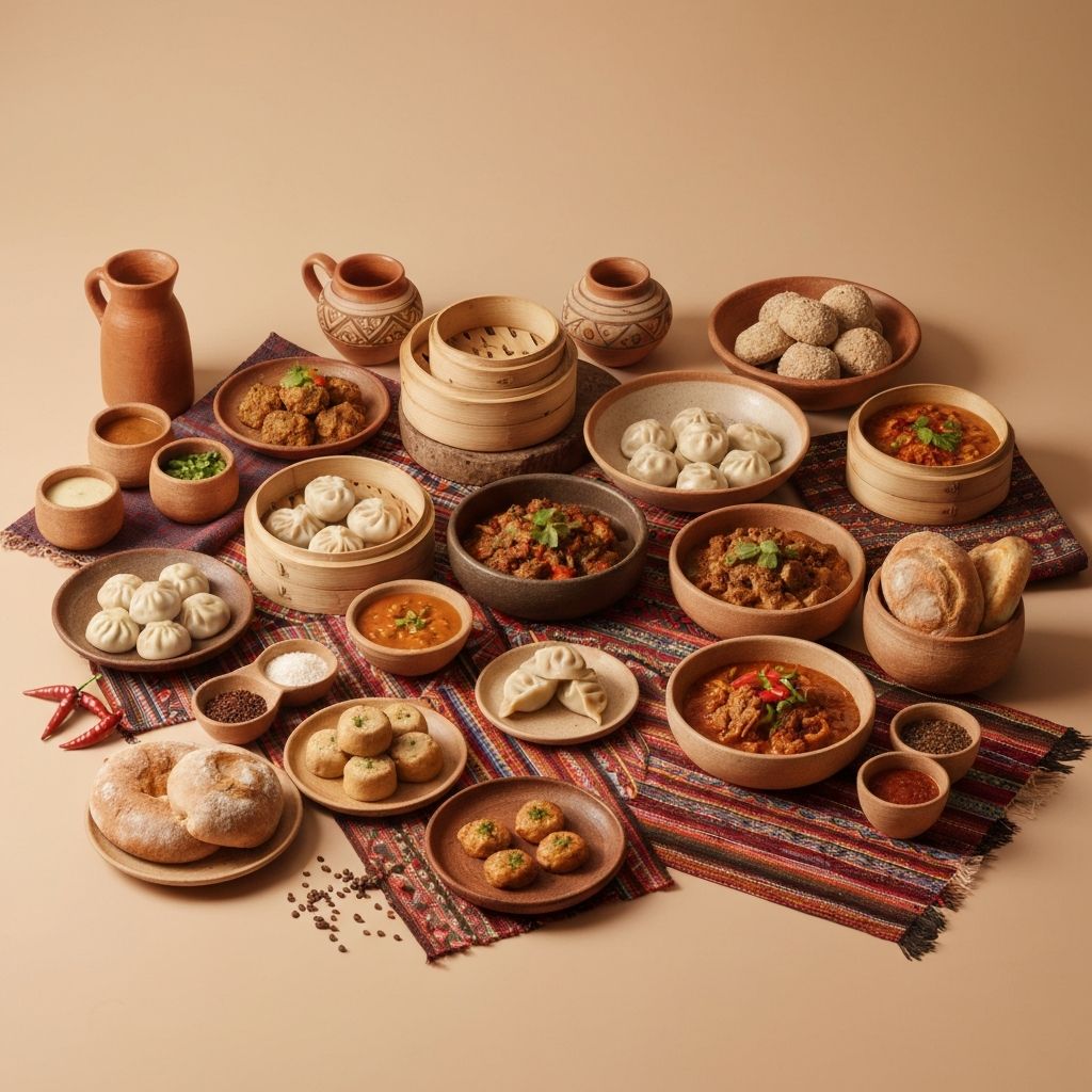 Traditional cultural dishes and food