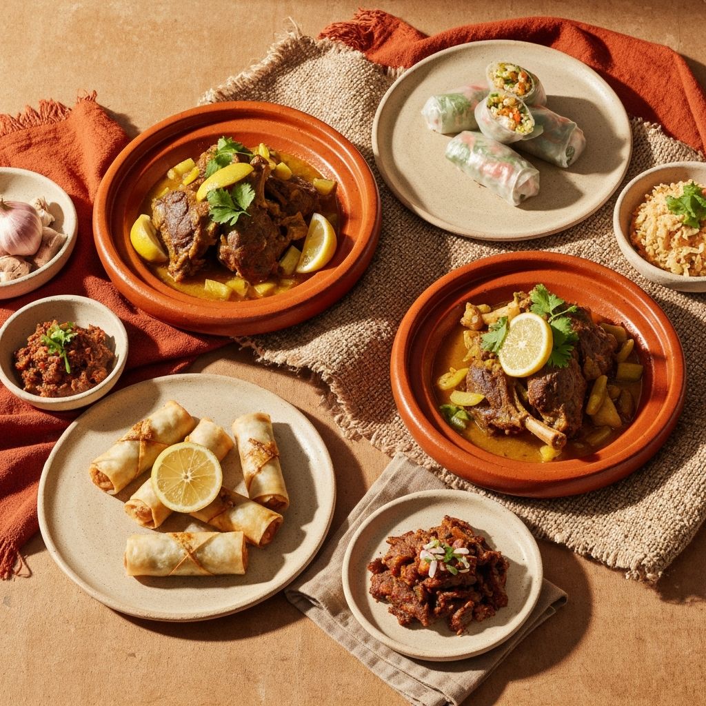 Diverse cultural cuisines